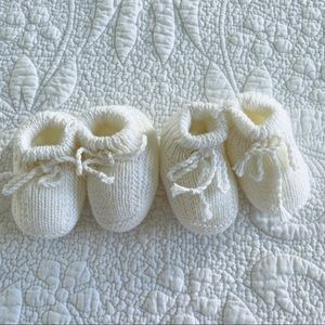 Papo d’Anjo Hand Knit Booties